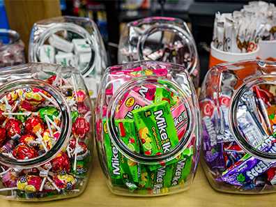 candy selection