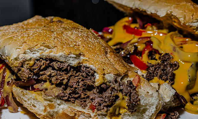 Steak & Cheese Sandwich from Jackson's Kitchen at Sherborn Fuel